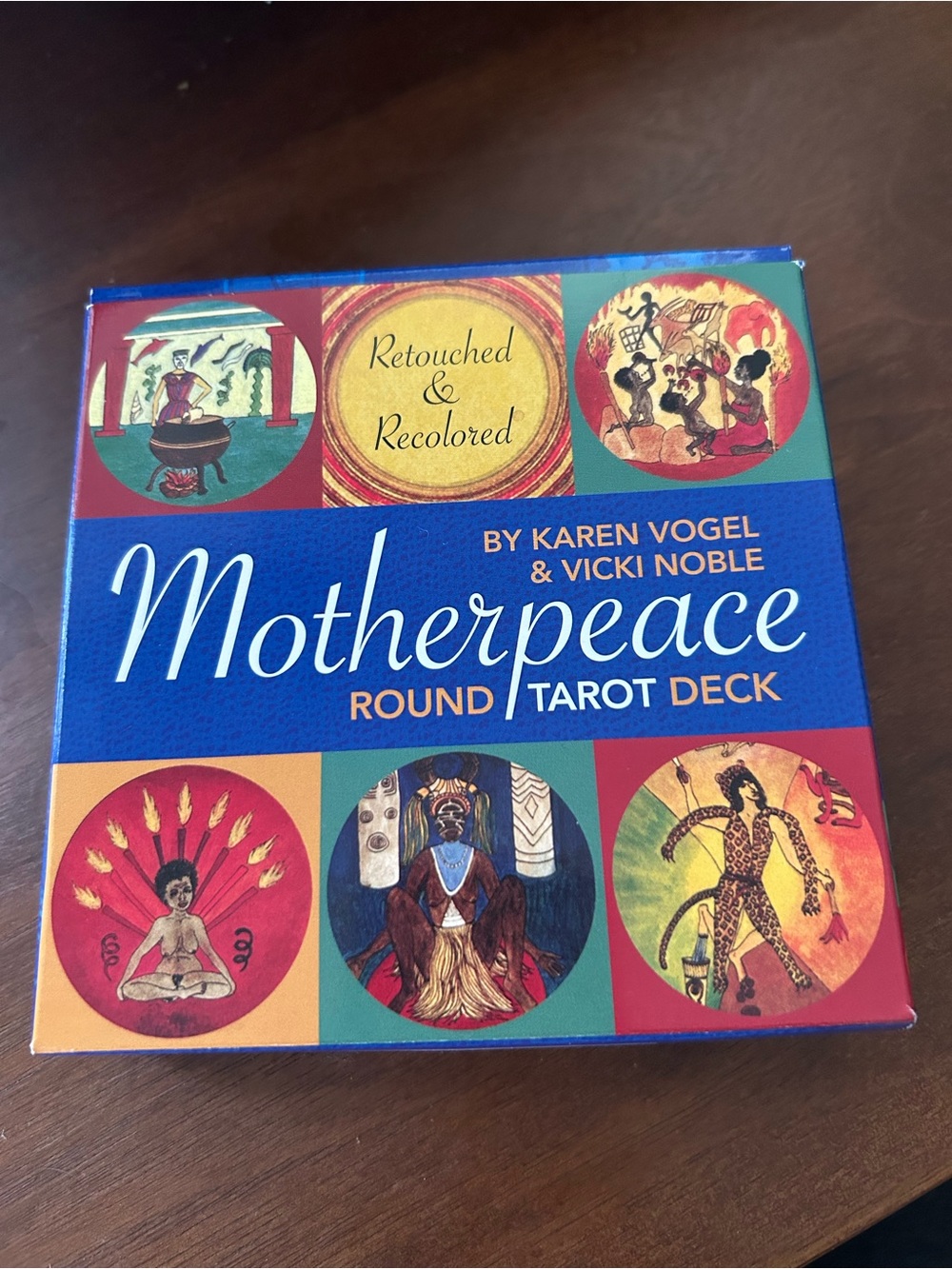 Motherpeace Tarot Deck round cards
